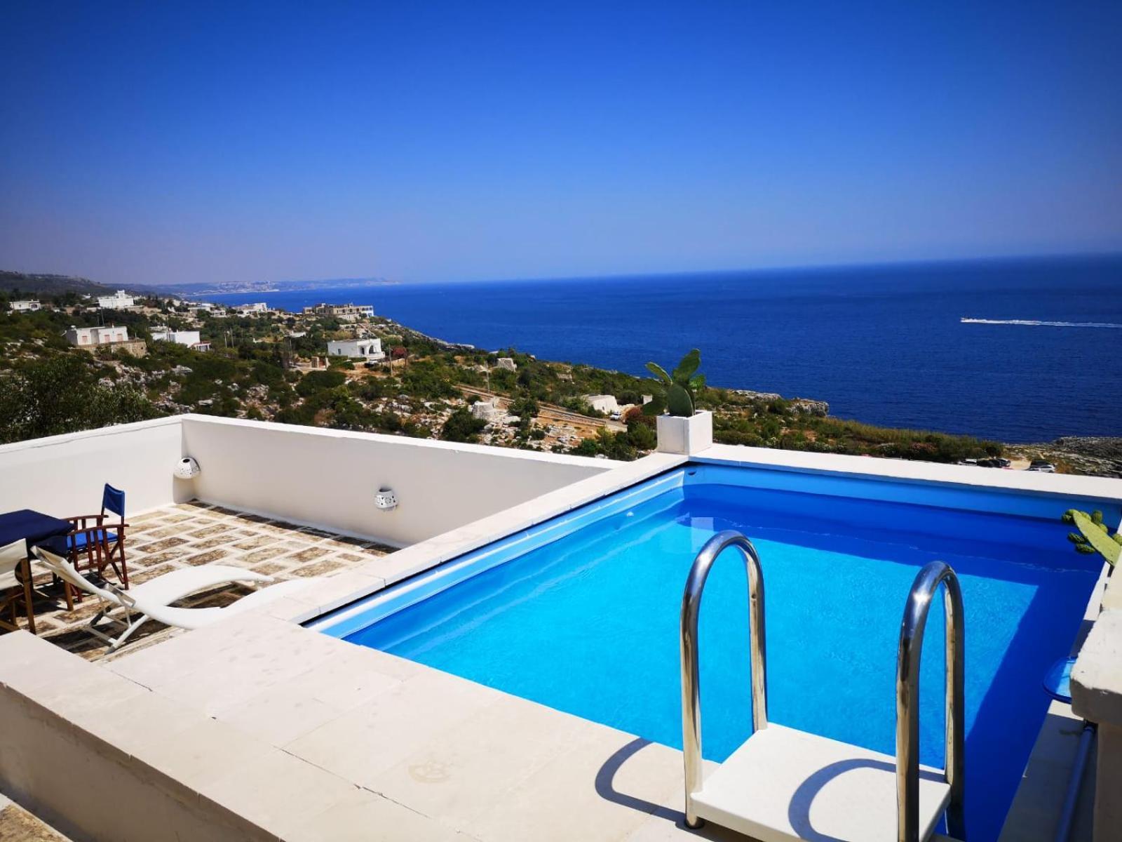 Blu Suite Cottage Sul Mare E Swimming Pool Tricase Εξωτερικό φωτογραφία